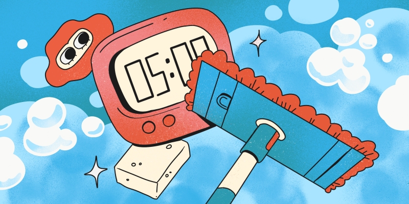 Как делать уборку по методу 5 × 5